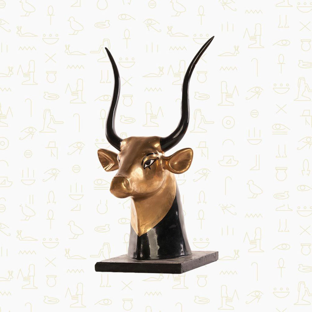 Estatua de Cabeza de Vaca Hathor