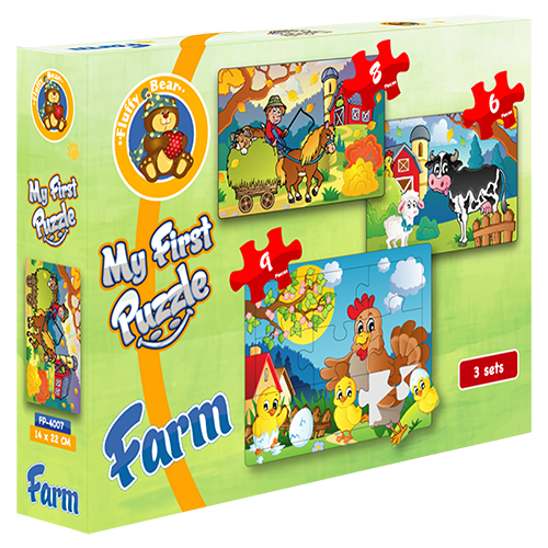 Farm - 3 puzzle sets