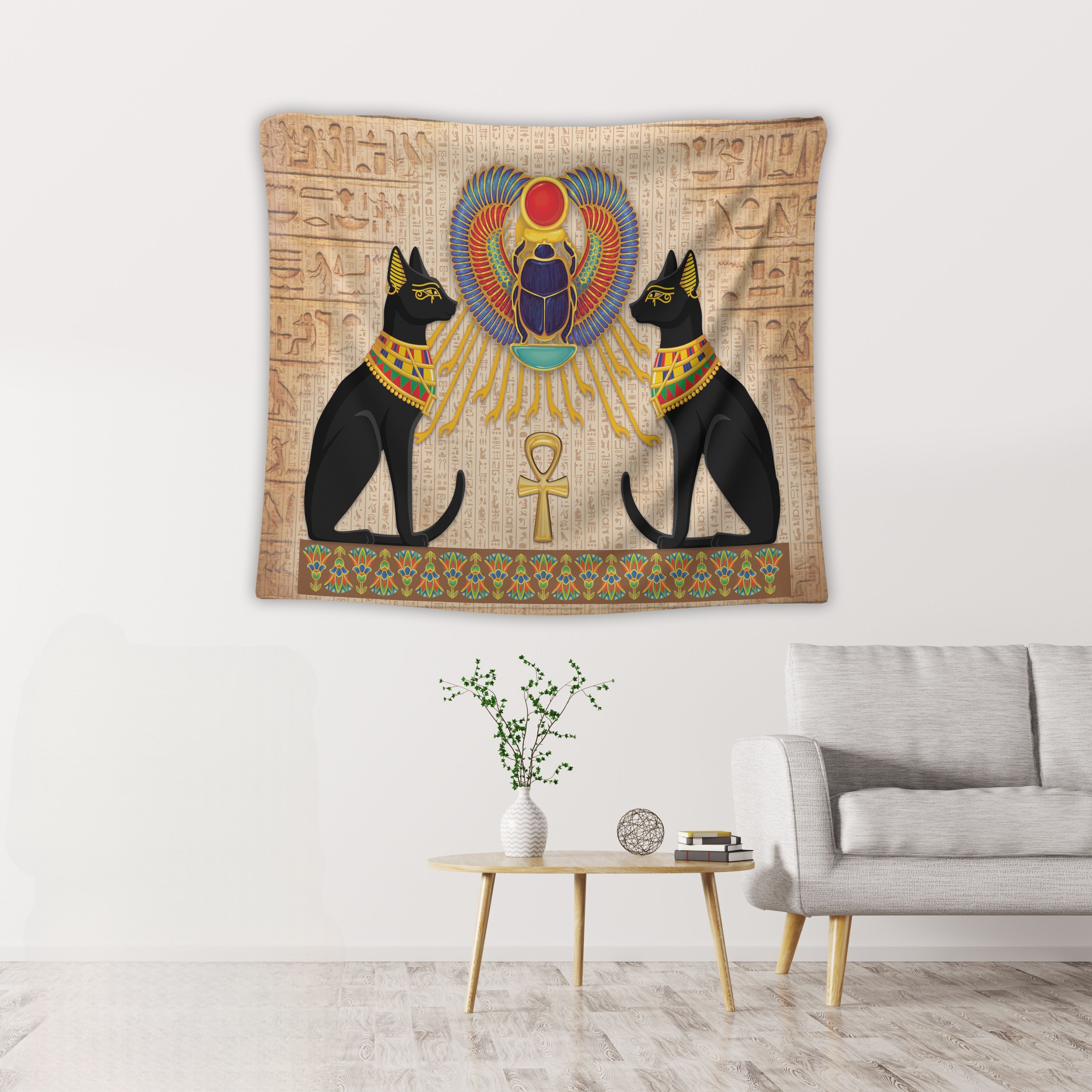 Khepri and Bastet