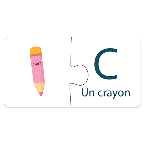 Match & Learn – Alphabet  French