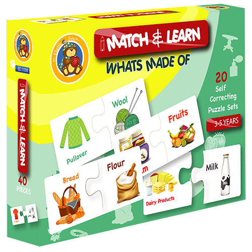 Match & Learn  - What's Made of?