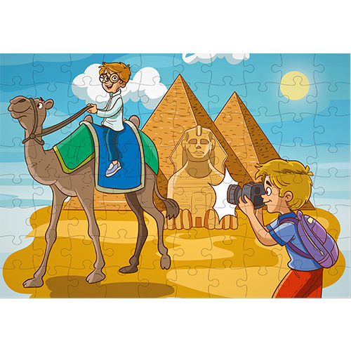 ذكريات في الأهرامات