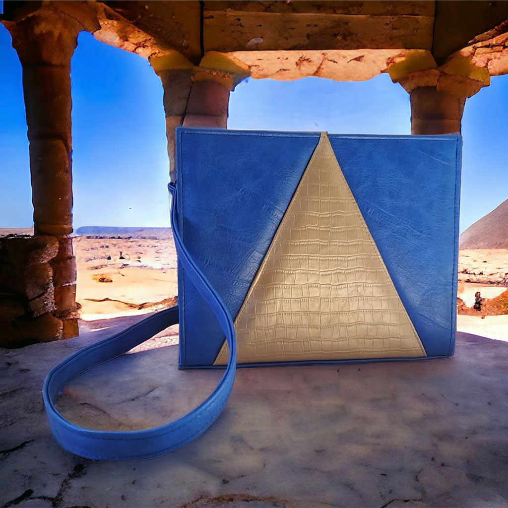 Pyramid Bag (Blue)