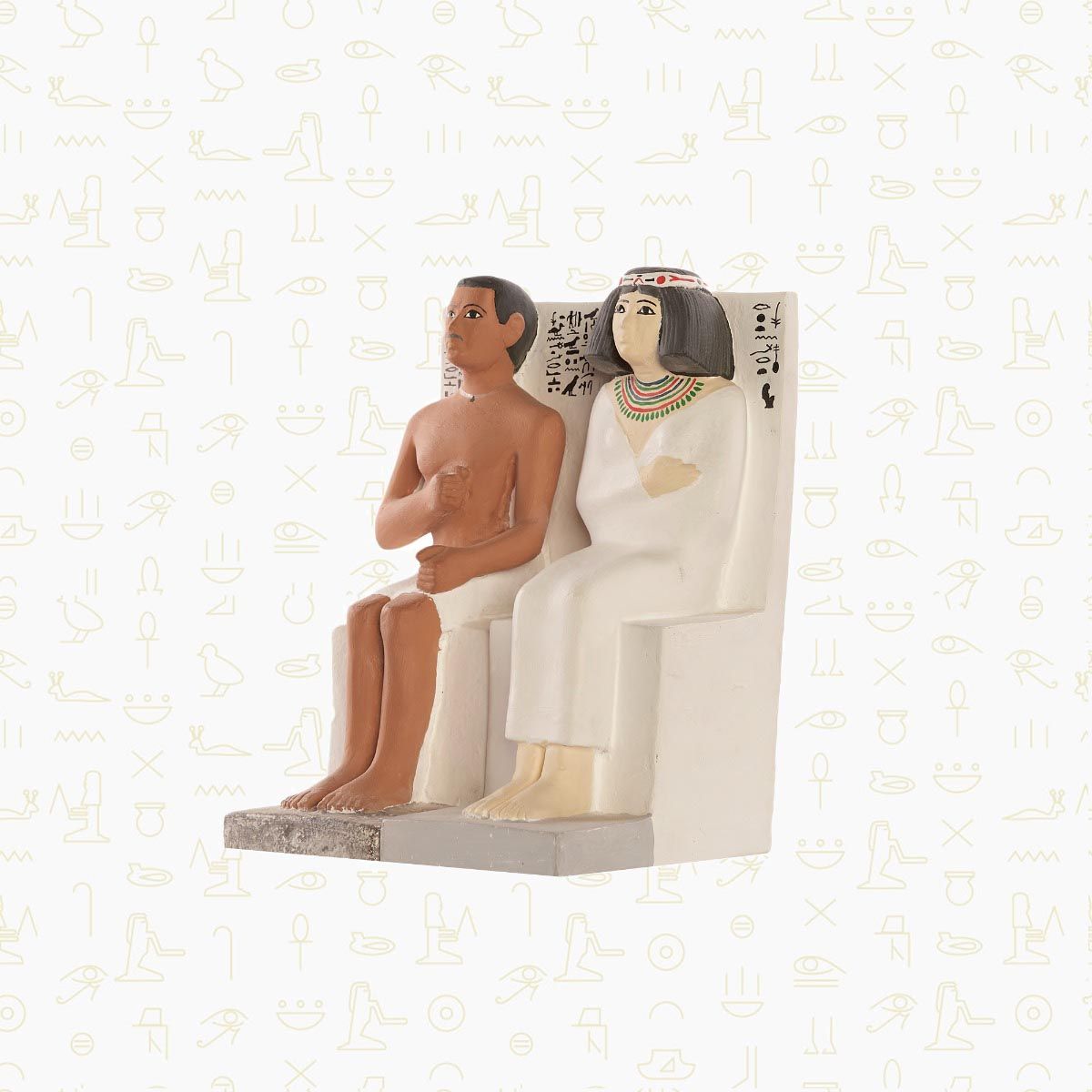 Statue Of Rahotep And Nofret