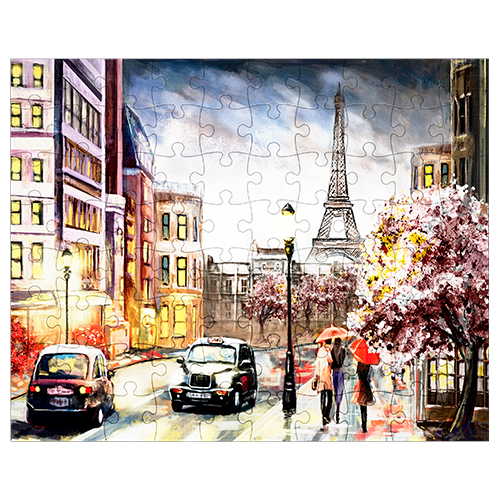 Straßenansicht von Paris